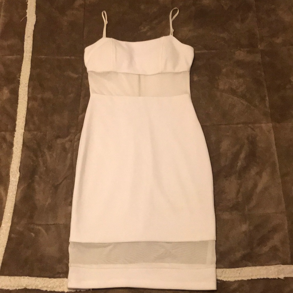 White cocktail dress